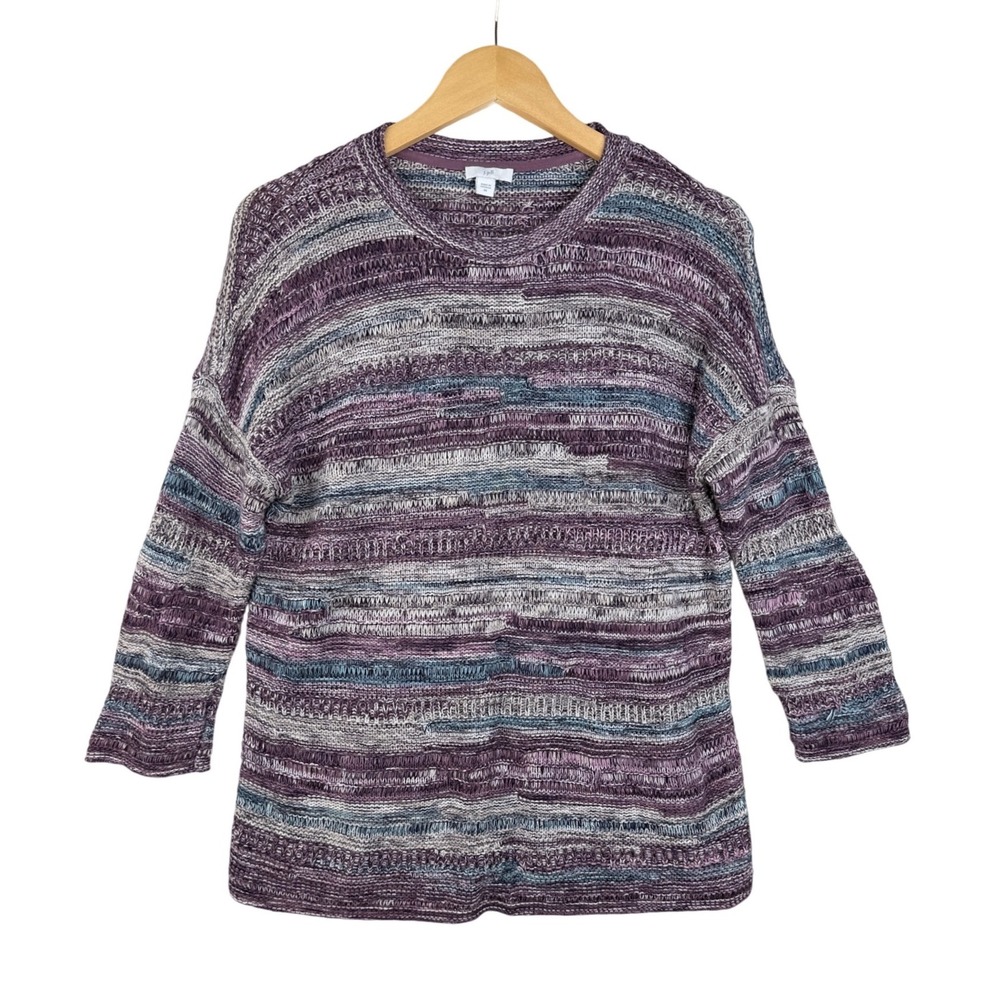 J. Jill Marled Cotton Sweater size XS‎ Multicolor